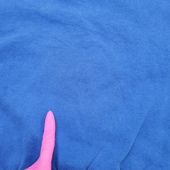 Vintage 80s JERZEES Blank Sweatshirt Women XL 23x25 Crop USA - Picture 6 of 12